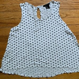 Polkadot Keyhole Tank